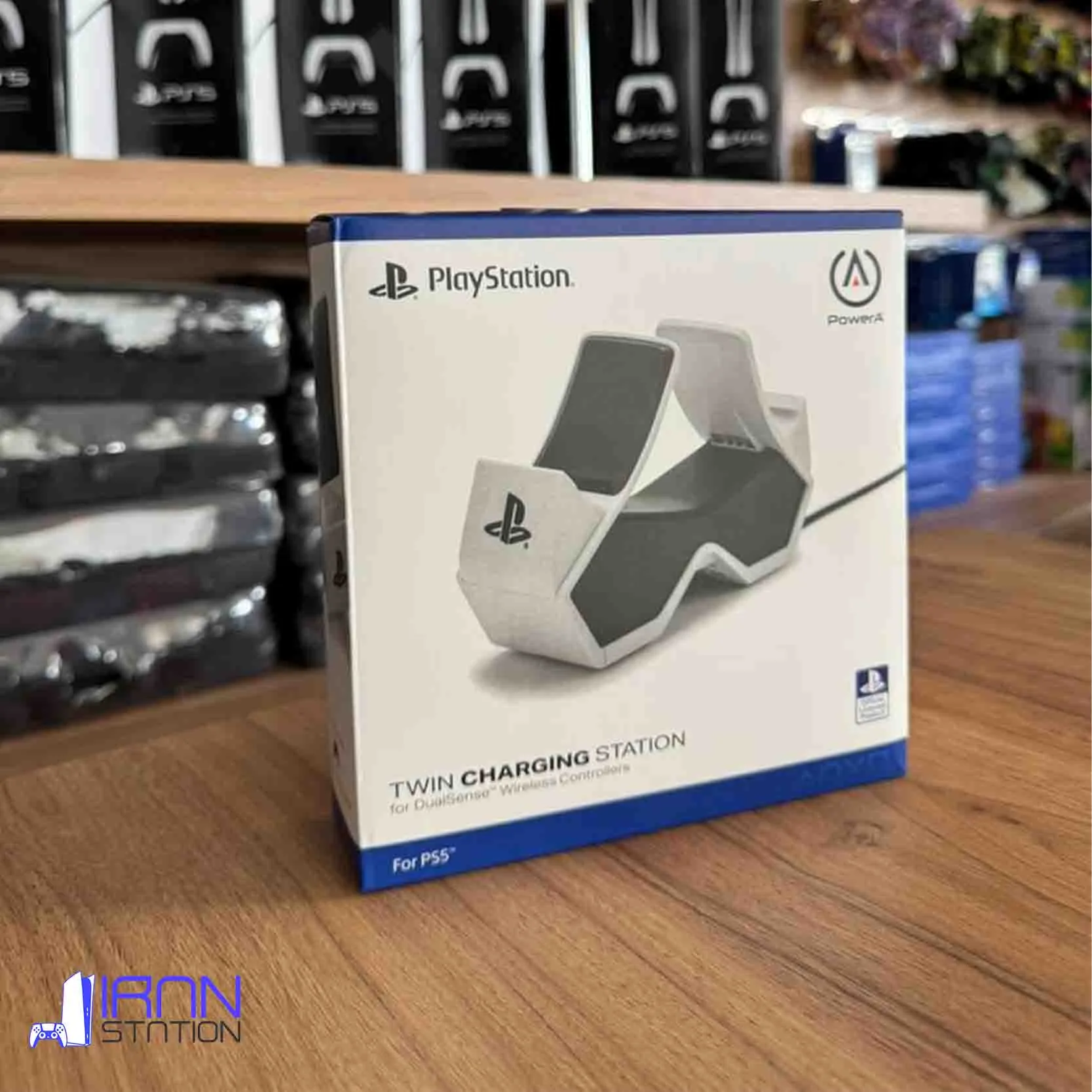 پایه شارژر دوتایی PowerA PS5 (شارژ سریع) – Twin Charging Station DualSense